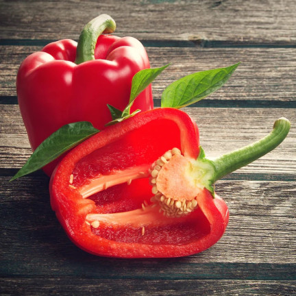 W1135 KALIFORNIEN WUNDER ROTE SÜSSE SALATPAPRIKA SAMEN 0.5G