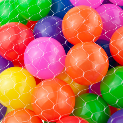 Ll38 bunte Bälle für Bällebad 7 cm Babybälle Plastikbälle Baby Spielbälle 100 Stück