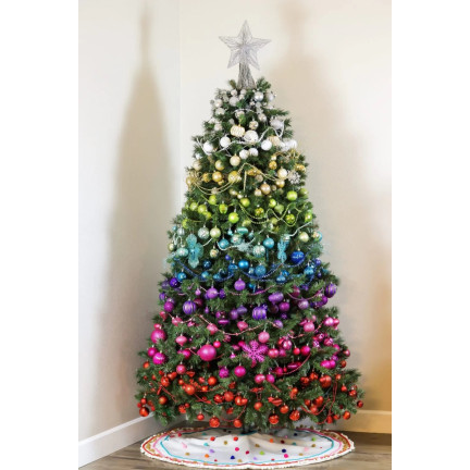TG50994 BUNTE WEIHNACHTSBAUMKUGELN 12ER SET 4CM WEIHNACHTSDEKORATION
