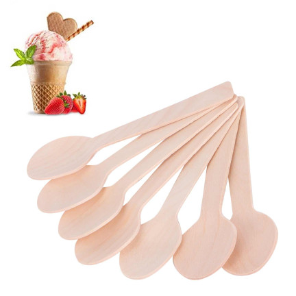 ARP7874 HOLZLÖFFEL LÖFFEL 16 CM 8 STÜCK GRILL GRILLPARTY PARTY