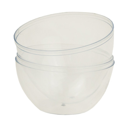 TG60436 ACRYL-EI TRANSPARENT STEHEND 9CM KUNSTSTOFF OSTEREI