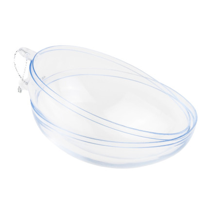 TG35237 ACRYL-EI TRANSPARENTES FALT-EI 6CM PLASTIK-OSTEREI