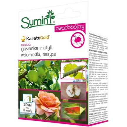 SUM30 Karate Gold Spray, Spray gegen Blattläuse und Schädlinge, Mittel gegen Blattläuse, 20 ml