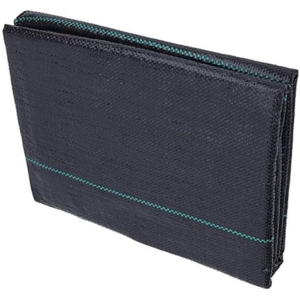 TG77637 Dickes Agro-Textil gegen Unkraut, Agro-Textil 2x10m, schwarz gegen Unkraut, 20m2