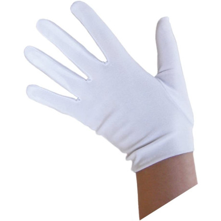 TG63177 weiße Handschuhe für die Erstkommunion, Engel-Kostüm, Nikolaus-Kostüm zum Verkleiden