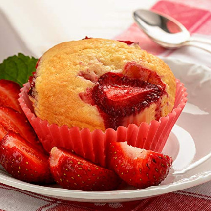 DD47 SILIKON-MUFFINFORMEN MUFFIN-SET MIT 12 STÜCK ZUM BACKEN
