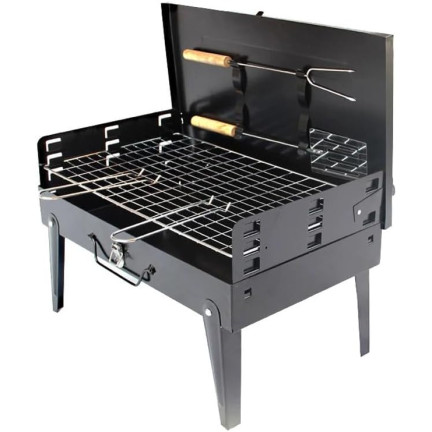 TG71414 TOURISM PORTABLE TOURISM FOLDING GRILL + Zubehör