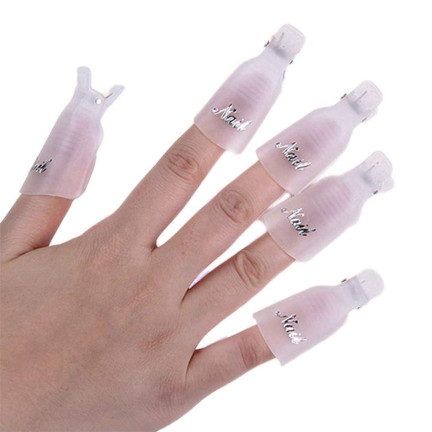 NN75 Acrylgel HYBRID REMOVAL CLIPS 10 Stück