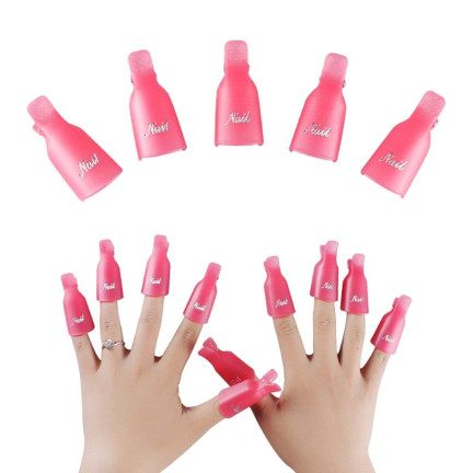 NN75 Acrylgel HYBRID REMOVAL CLIPS 10 Stück