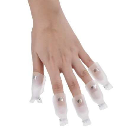 NN75 Acrylgel HYBRID REMOVAL CLIPS 10 Stück