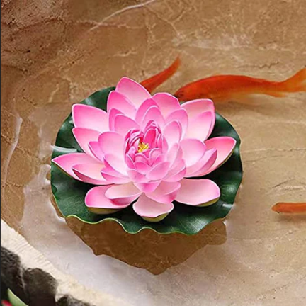 CV07908-2 SEEROSE KÜNSTLICHE LOTUSBLUME SCHWIMMEND FÜR WASSERTEICH ATRAPA