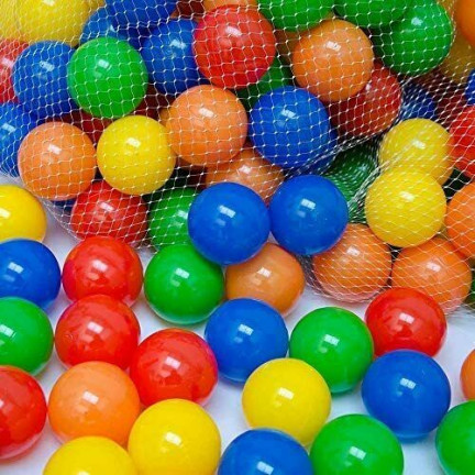 Ll38 bunte Bälle für Bällebad 7 cm Babybälle Plastikbälle Baby Spielbälle 100 Stück