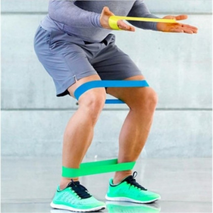 FT37 FITNESS ÜBUNGSBÄNDER SET 4 x GUMM BÄNDER