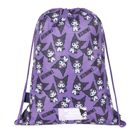 KUR3 SCHULTASCHE GYMNASTIK LILA KUROMI SANRIO FÜR SCHUHE SCHUHE OUTFIT FÜR DIE SCHULE ST.MAJEWSKI