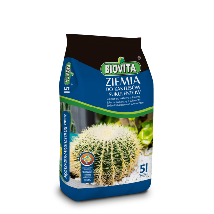 BIO10 ERDE FÜR KAKTEEN UND SUKKULENTEN ALOE VERA DURCHLÄSSIG 5L