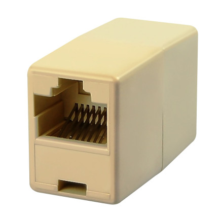 TV53 STECKER RJ45 STECKER ADAPTER 8P8C VERGOLDET