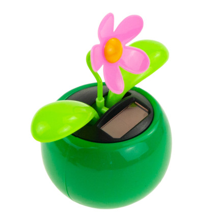 AS4 NICKEND SOLAR BLUME INSEKT TANZEN FLIP FLAPPE BABY TAG FIGUR