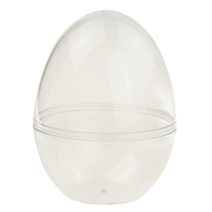 TG60436 ACRYL-EI TRANSPARENT STEHEND 9CM KUNSTSTOFF OSTEREI
