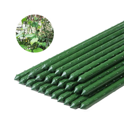 Tomatenstäbe, Pflanzenstützen, Gartenstützen für Gurken, 40 Stück/Set, 8 mm x 60 cm