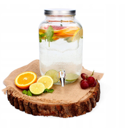 DUC1029 GLAS MIT HAHN 4L FÜR LIMONADENWASSER