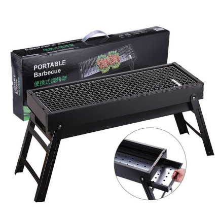 TG71419 HOLZKOHLE TOURISTEN GRILL FALTBAR TRAGBAR CAMPING BBQ