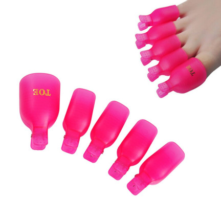 TG56481 FUSS ACRYL GEL HYBRID ENTFERNUNG CLIPS 5PCS. KLEMMEN