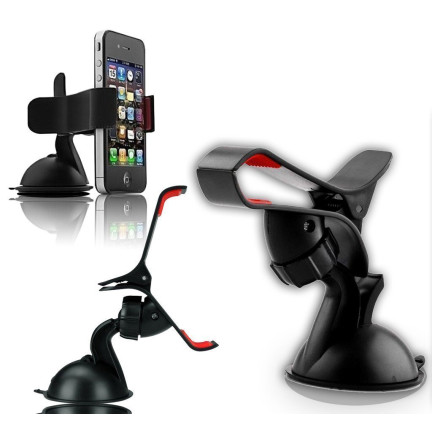 AP66 AUTO COCKPIT TELEFONHALTER MIT SAUGNAPF WINDSCHUTZSCHEIBE CLIP