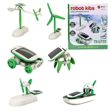 TG60706 SOLAR ROBOT 6in1 SOLAR ROBOTS KREATIVES AUSBILDUNGSKIT