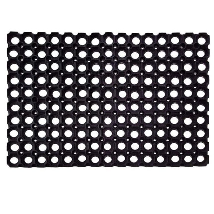TAM7654 Rechteckige, durchbrochene Gummifußmatte, 40 x 60 cm