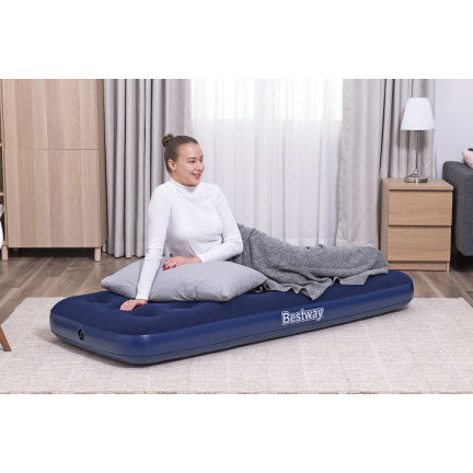 67000 BESTWAY EINZELNE AUFBLASBARE VELOURSMATRATZE 67000