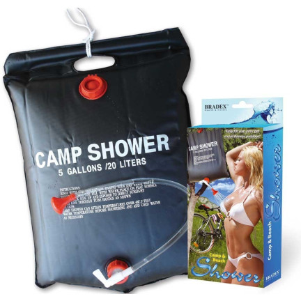 ZW64 SOLAR TURISTIC SHOWER 20L camping