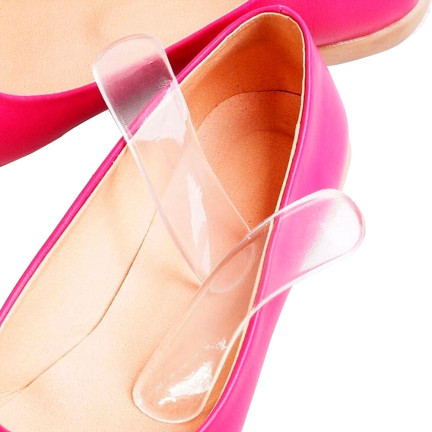 DO73 selbstklebende Schuh-Gel-Clips Paar 2 Stück Einlegesohle für Fersen