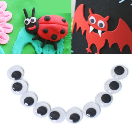 TG57512 BEWEGLICHE AUGEN AUGEN ZUM DEKORIEREN 80 STÜCK MASKOTTCHEN