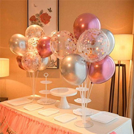 TG71474 BALLONSTÄNDER 7PC FÜR 7 BALLONS RACK GEBURTSTAG PARTY STICKS