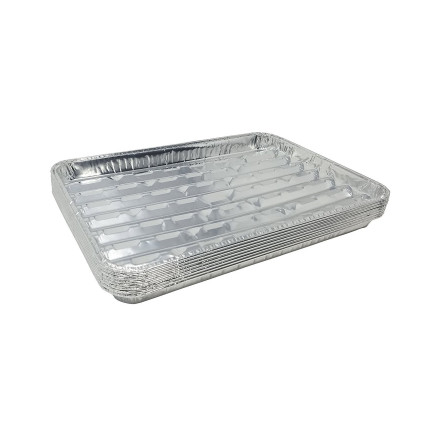 AMS0256 GRILLSCHALEN ZUM GRILLEN UND BRATEN ALUMINIUM 5PCS. 18x11CM TACKA