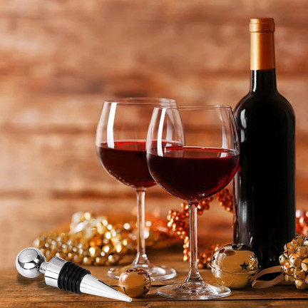 IM017 WEINFLASCHENVERSCHLUSS PREMIUM-FLASCHENVERSCHLUSS WIEDERVERWENDBAR STAHL GROSSEN WEIN