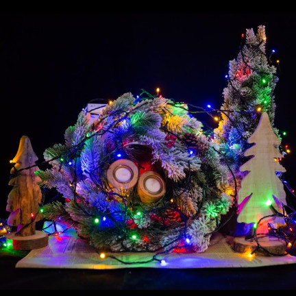 LM100 Weihnachtsbaumbeleuchtung, 100 LED, mehrfarbig, 8 Leuchtmodi