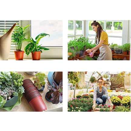 TG67337 PRODUKTION BLUMENTOPF P19 3L RUNDER SAMENTOPF MIT RAND 19X16CM