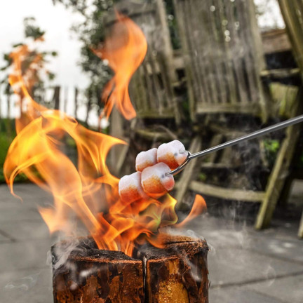 NN95 LAGERFEUER STICK WURST GABEL TELESKOP KLAPPBAR GABEL BBQ GRILL