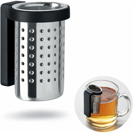Tee- und Kräutereisetz, aus Metall, mit Griff, für Tassen und Gläser, 1 Stück