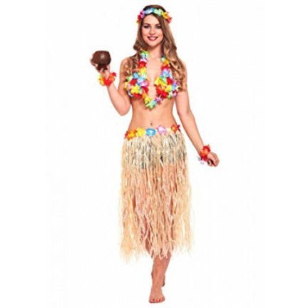 SP52 HAWAIIANISCHE BLUMEN HALSKETTE PARTY