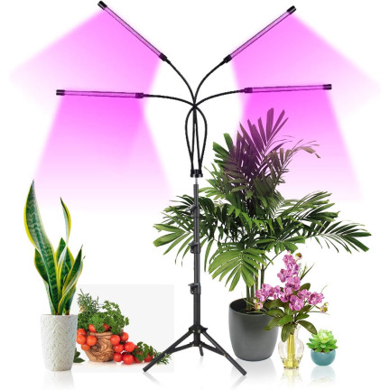 IM012 PFLANZENWACHSTUM LICHT GROSS 4 PLATTEN FERNBEDIENUNG TIMER STAND