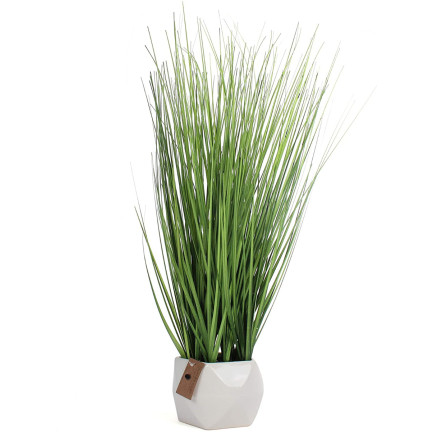 CV06319 GROSSES 85CM KUNSTGRAS IN EINEM FEY-TOPF