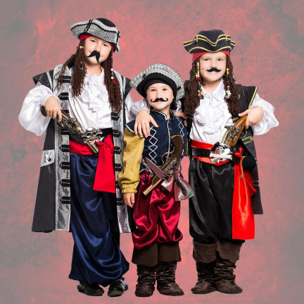 JJ98 SCHNURRBART SET SCHWARZER SCHNURRBART 6STK SELBSTKLEBEND