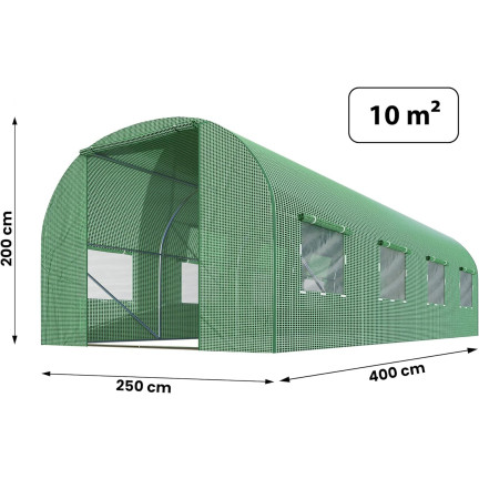 TG71371 ERSATZFOLIE FÜR FOLIENTUNNEL GEWÄCHSHAUSABDECKUNG 4X2.5M