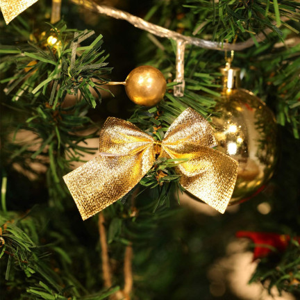 C33301Z Christbaumkugeln COCKS gold 4SET Christbaumschmuck