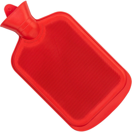 Heißwasserflasche, Gummibeutelwärmer, Wärmflasche, mit Schraubverschluss, 1,5 l