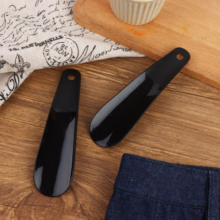 Schuhspanner aus Kunststoff, schwarz, kurz, für unterwegs, 16 cm