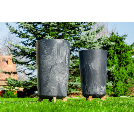 DGTL240E-425u Blumentopf „Gracia Tubus Slim“ in Betonoptik