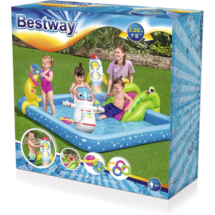 53126 Bestway Wasserspielplatz Pool + Rutsche